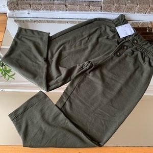 Olive Green Zara Lounge Pants